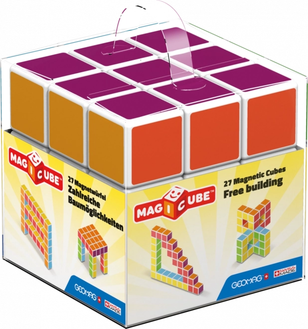 Cubos magnéticos GEOMAG Magicube Free Building – set de 27 cubos