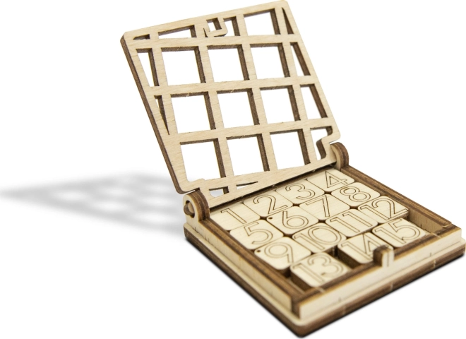 Juego lógico de madera 15 - Rompecabezas deslizante