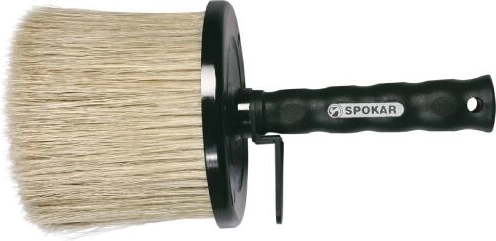 Brocha redonda para pintura C6, diámetro 12 cm, cerdas naturales
