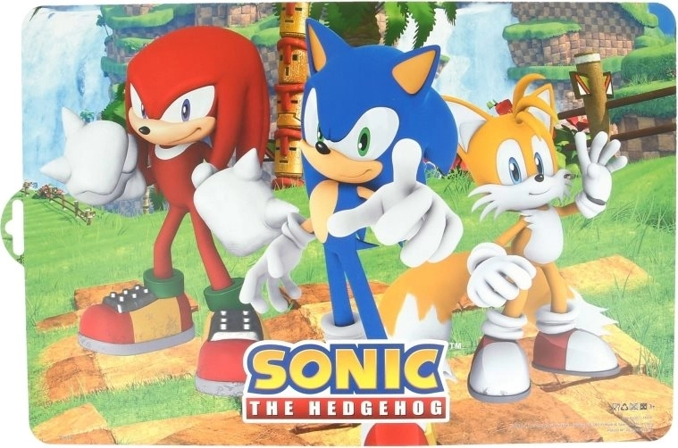 Mantel individual con motivo del erizo SONIC