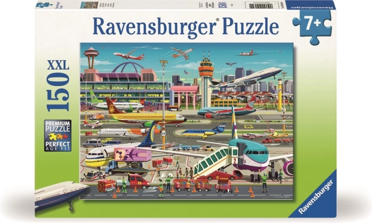 Puzzle Ravensburger ajetreo del aeropuerto XXL 150 piezas