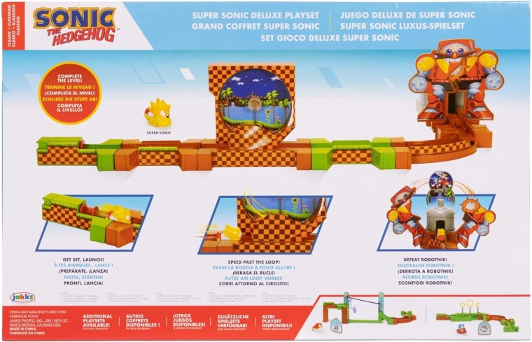 Combate contra el Dr. Eggman al final de la pista