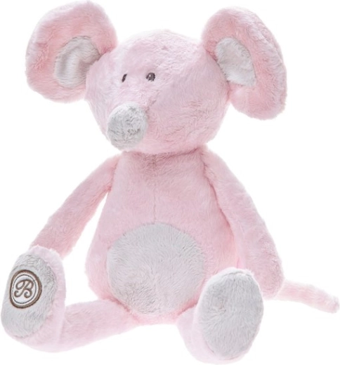 Ratón de peluche Lena 20 cm rosa