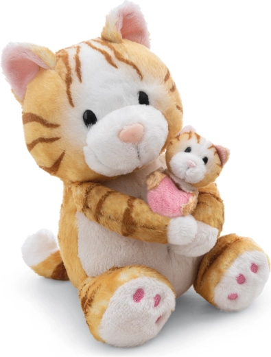Gatita de peluche NICI con gatito Little & Me 20 cm