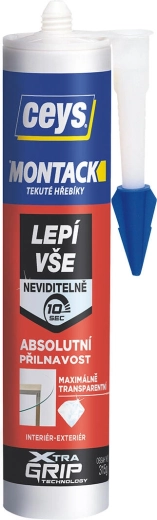 Adhesivo de montaje transparente 300 ml MONTACK CEYS
