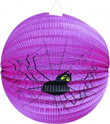 Farolillo de Halloween araña 25 cm