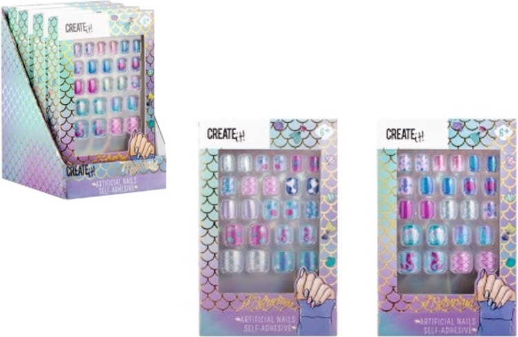 Create It! tips adhesivos para uñas de sirena