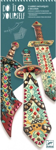 DJECO DIY espadas brillantes para caballeros