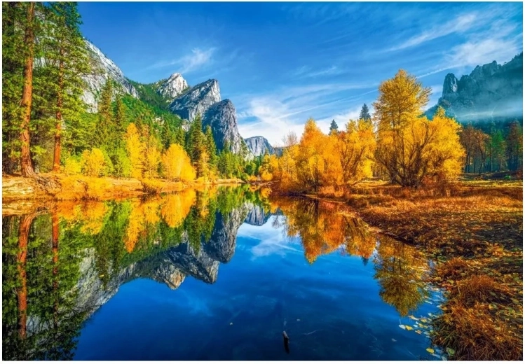 Puzzle Tres Hermanos, Parque Nacional de Yosemite 1000 piezas