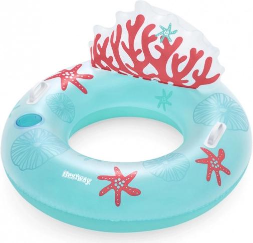 Flotador hinchable con respaldo Bestway Coral Bliss
