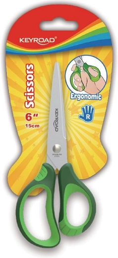 Tijeras escolares KEYROAD Soft 15 cm