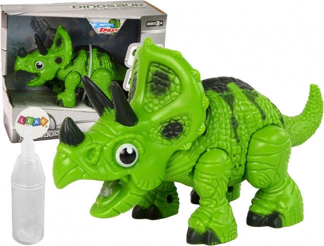 Dinosaurio interactivo Triceratops con vapor y sonido