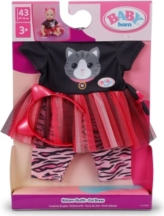 Vestiditos Baby Born con gatito para muñecas de 43 cm