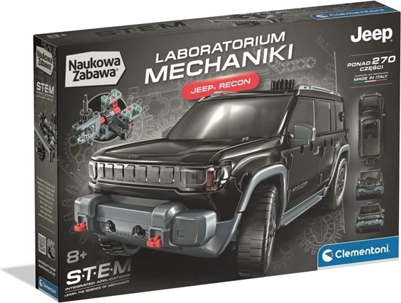 Clementoni diversión científica Labo de mecánica Jeep Recon - 1 pieza