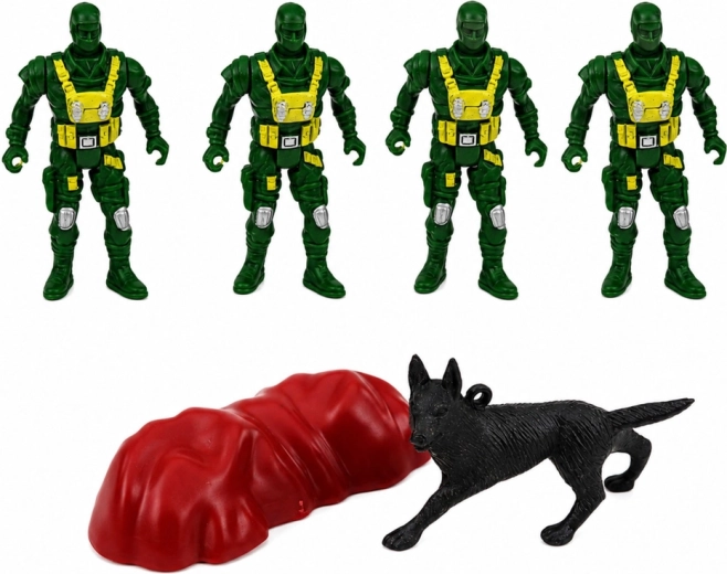 Figuras de soldados y accesorios para juego de roles