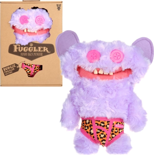 Peluche Fuggler Budgie con pantalones Grin Grin, 22 cm