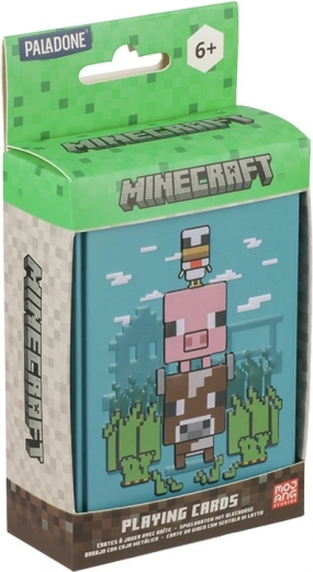 Cartas de juego Minecraft animales en caja metálica