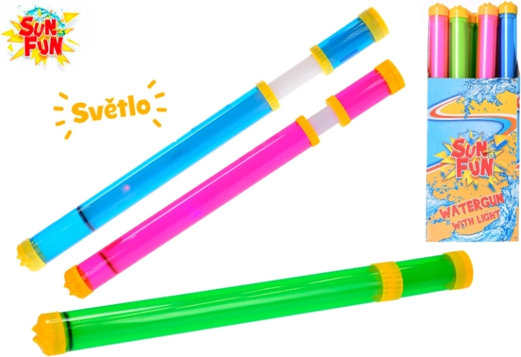 Sun Fun pistola de agua de bombeo con luz 48 cm