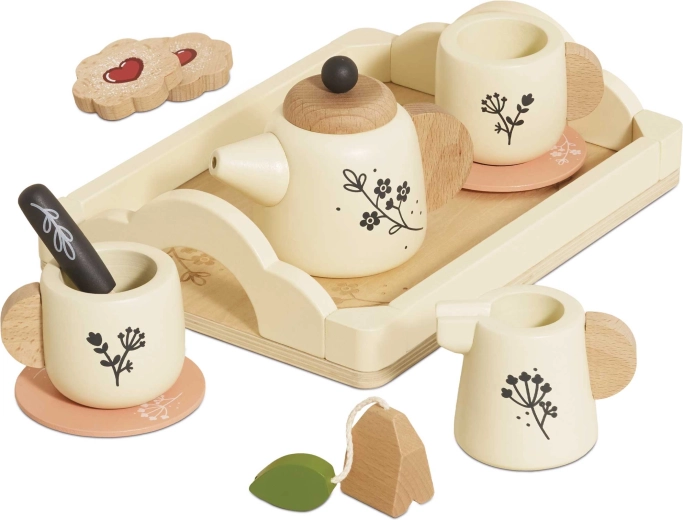 Le Toy Van juego de té de madera para servir