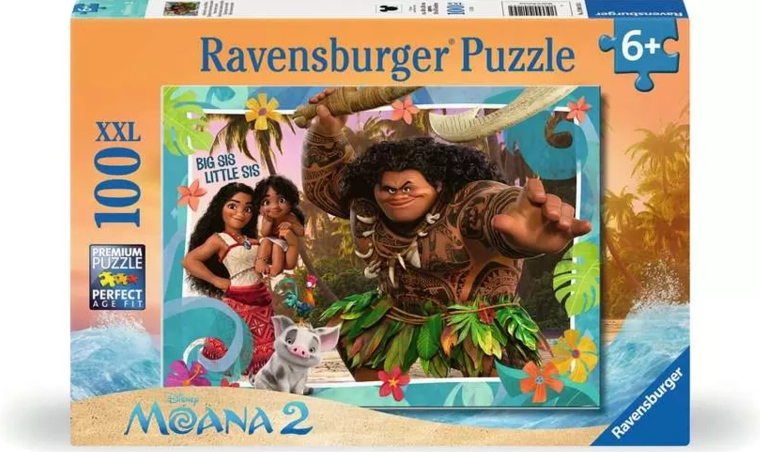 Puzzle Ravensburger Vaiana 2: El viaje del agua 100 piezas XXL