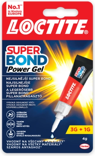 Pegamento instantáneo en gel Super Bond Power 4 g