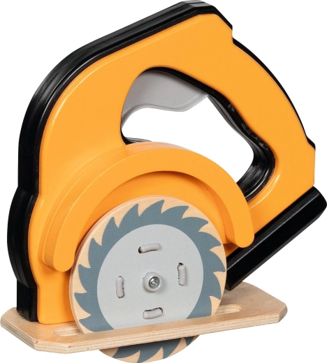 Sierra circular infantil de madera con disco funcional - 1 unidad