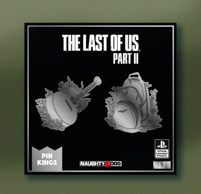 Insignias de The Last of Us – set de 2 pines metálicos