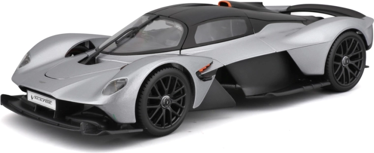 Maisto Aston Martin Valkyrie plateado modelo 1:18