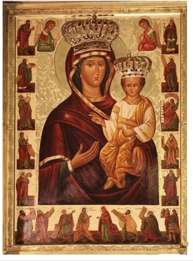 Norimpex Pintura por números Virgen María de Bieszczady 40 × 50 cm