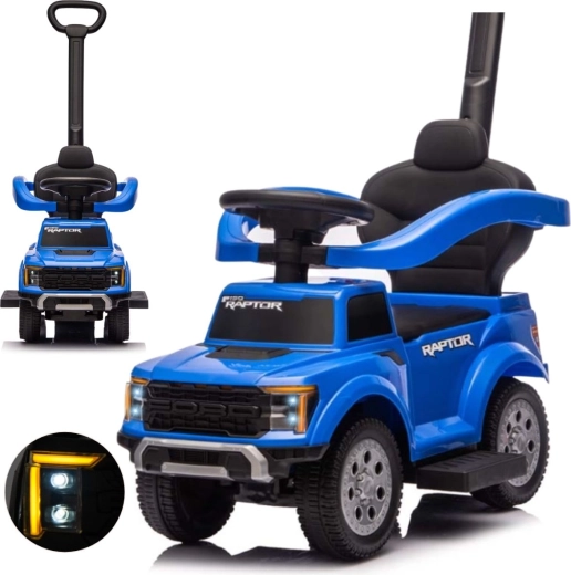 Milly Mally correpasillos con manillar de empuje Ford F-150 3 en 1 azul