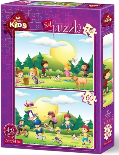 Puzle infantil Hora de jugar 35 y 60 piezas