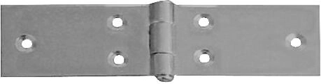 Bisagra articulada 22 × 80 mm, galvanizada (20 uds)