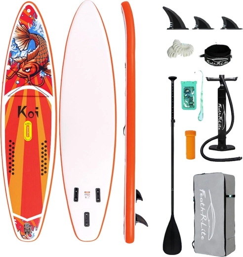 Paddleboard hinchable Funwater Feath-R Lite Koi 350 × 83 × 15 cm