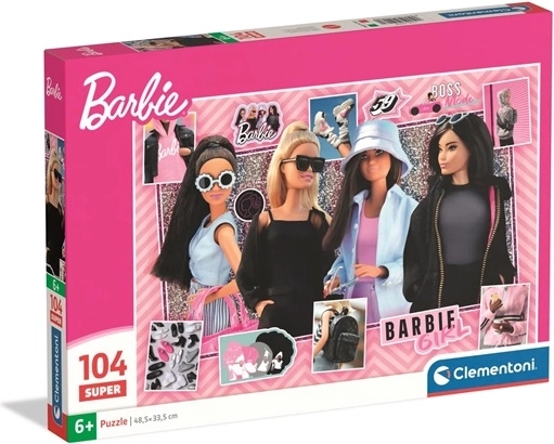 Puzzle Clementoni Barbie super 104 piezas