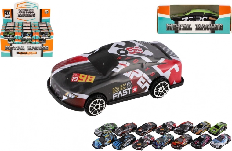Mini coche de carreras 6 cm, mix de colores