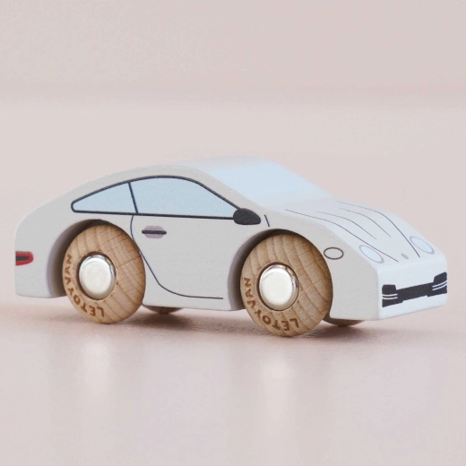 Le Toy Van coche deportivo de madera gt90 poppy