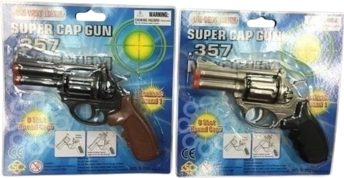 Pistola metálica para fulminantes