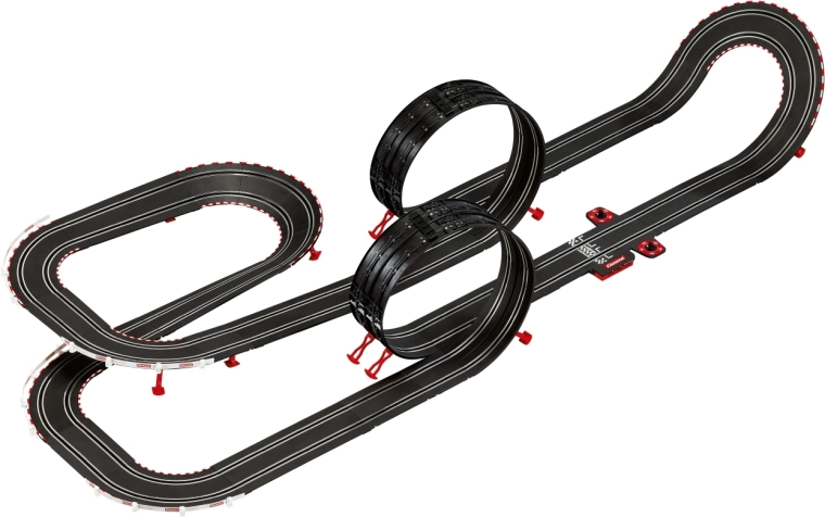 Pista de acción con loopings