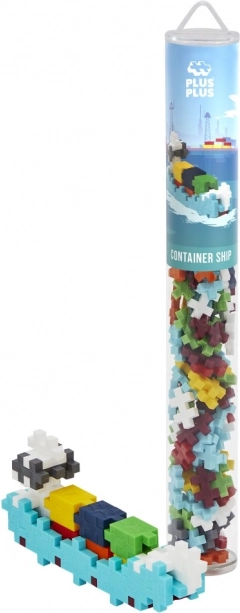 Plus-Plus Barco portacontenedores 100 piezas