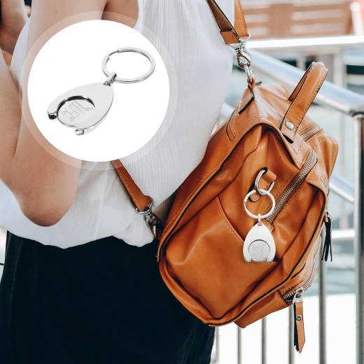 Fácil de enganchar a llaves o mochila