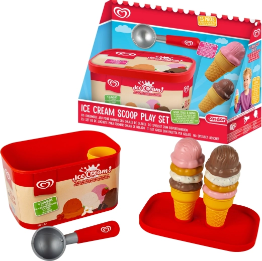 Casdon Algida set de juego – helado en caja (4 sabores)