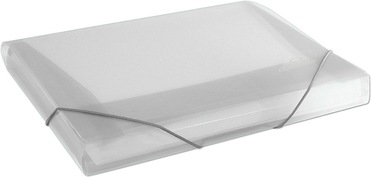 Carpeta de expediente A4 con goma elástica, transparente CONCORDE