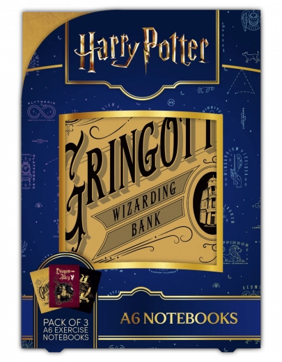 Set de blocs rayados A6 Harry Potter Magical Locations