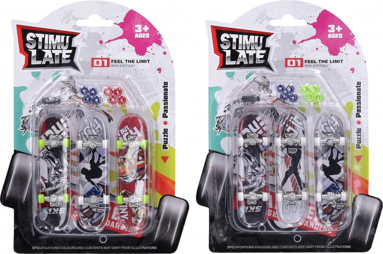 Set de fingerboards 3 uds. 9,5 cm