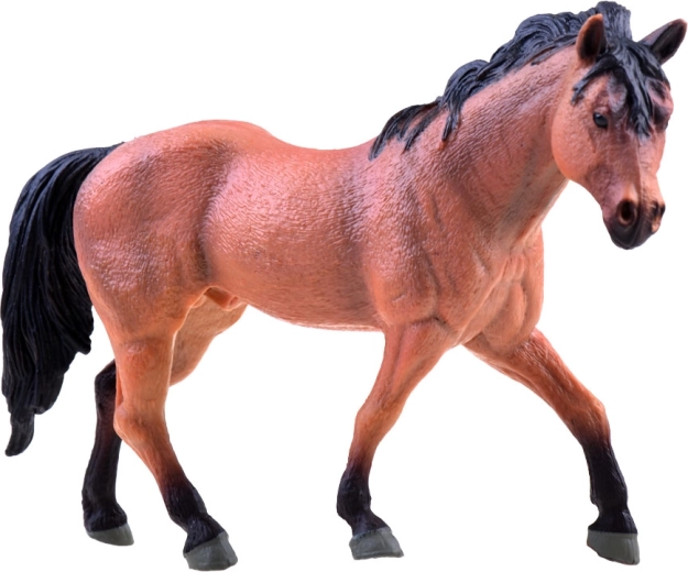 Figura realista de un caballo adulto