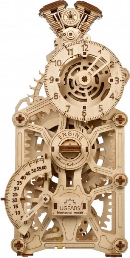 Ugears puzzle mecánico de madera 3D con motor