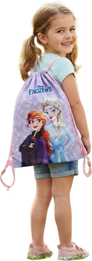 Bolsa infantil para la espalda Frozen II morada 40 × 35 cm