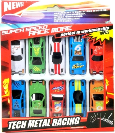 Set de 10 cochecitos deportivos de colores