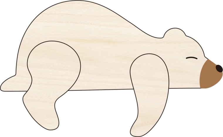 OH,POPPY! luz de pared ted the bear