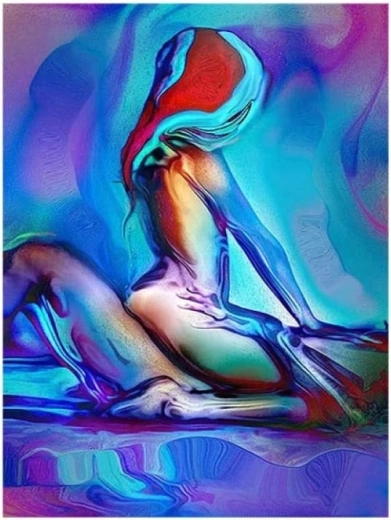 Pintura de diamantes Enamorados 30 × 40 cm
